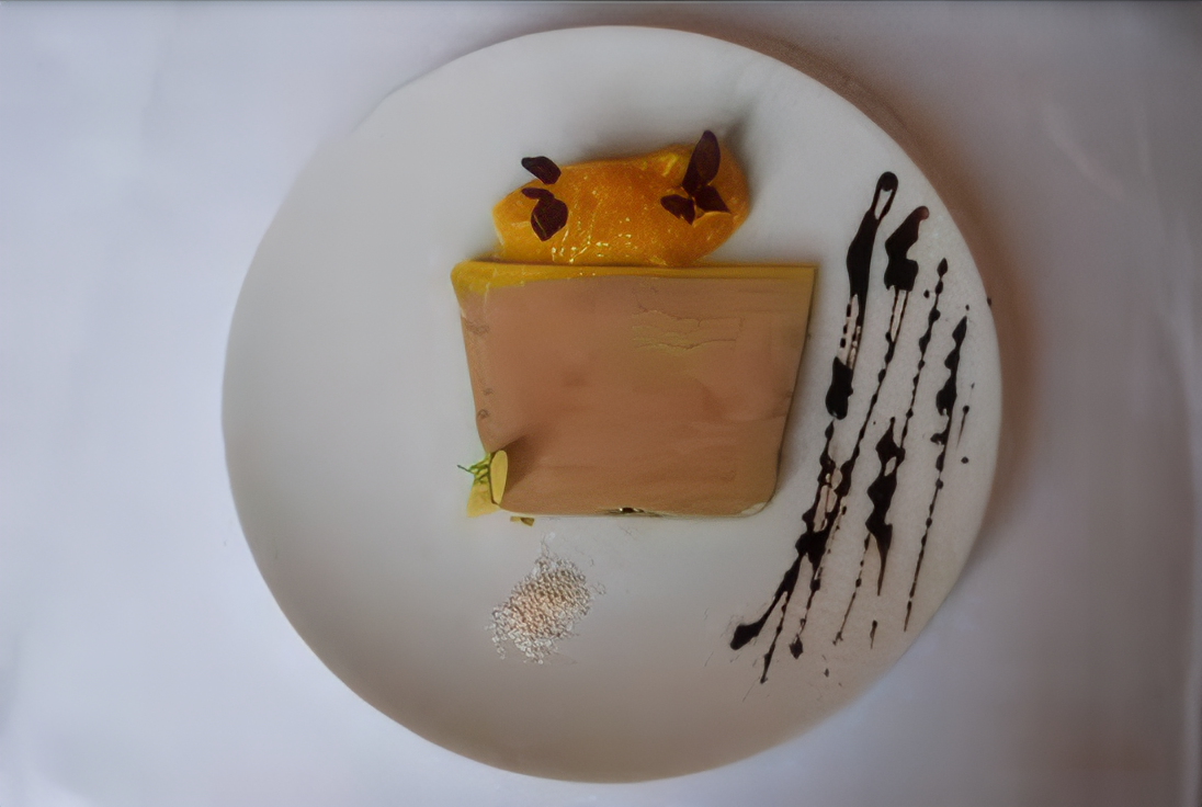 Le Lamarck Foie gras de canard au poivre long et Chutney de mangue - Antoine Versini - Le Lamarck